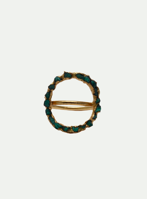 ANILLO SENCILLO UNA ESMERALDA
